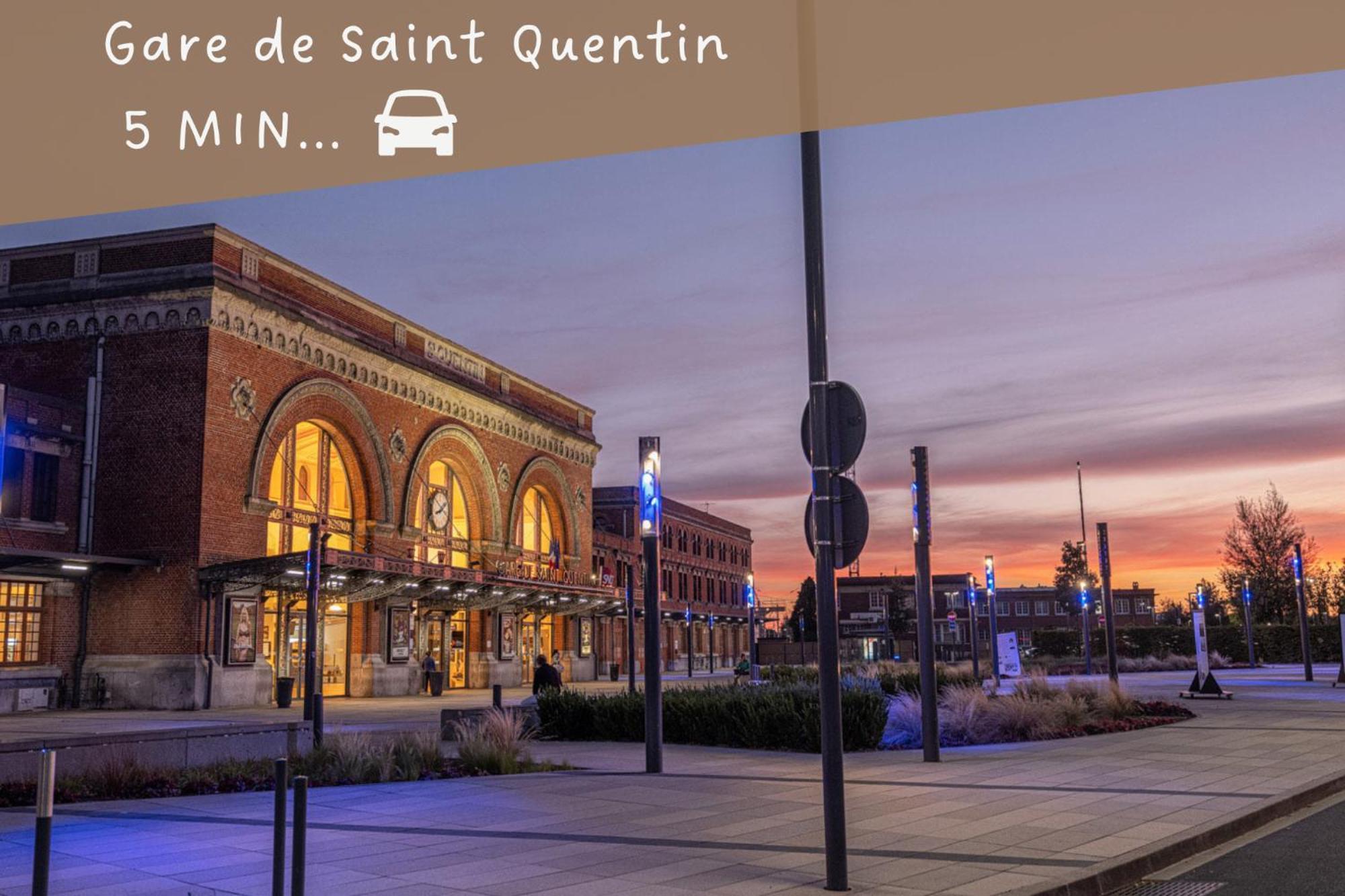Le Fleur De Cerisier - Zmn Conciergerie Appartement Saint-Quentin  Buitenkant foto