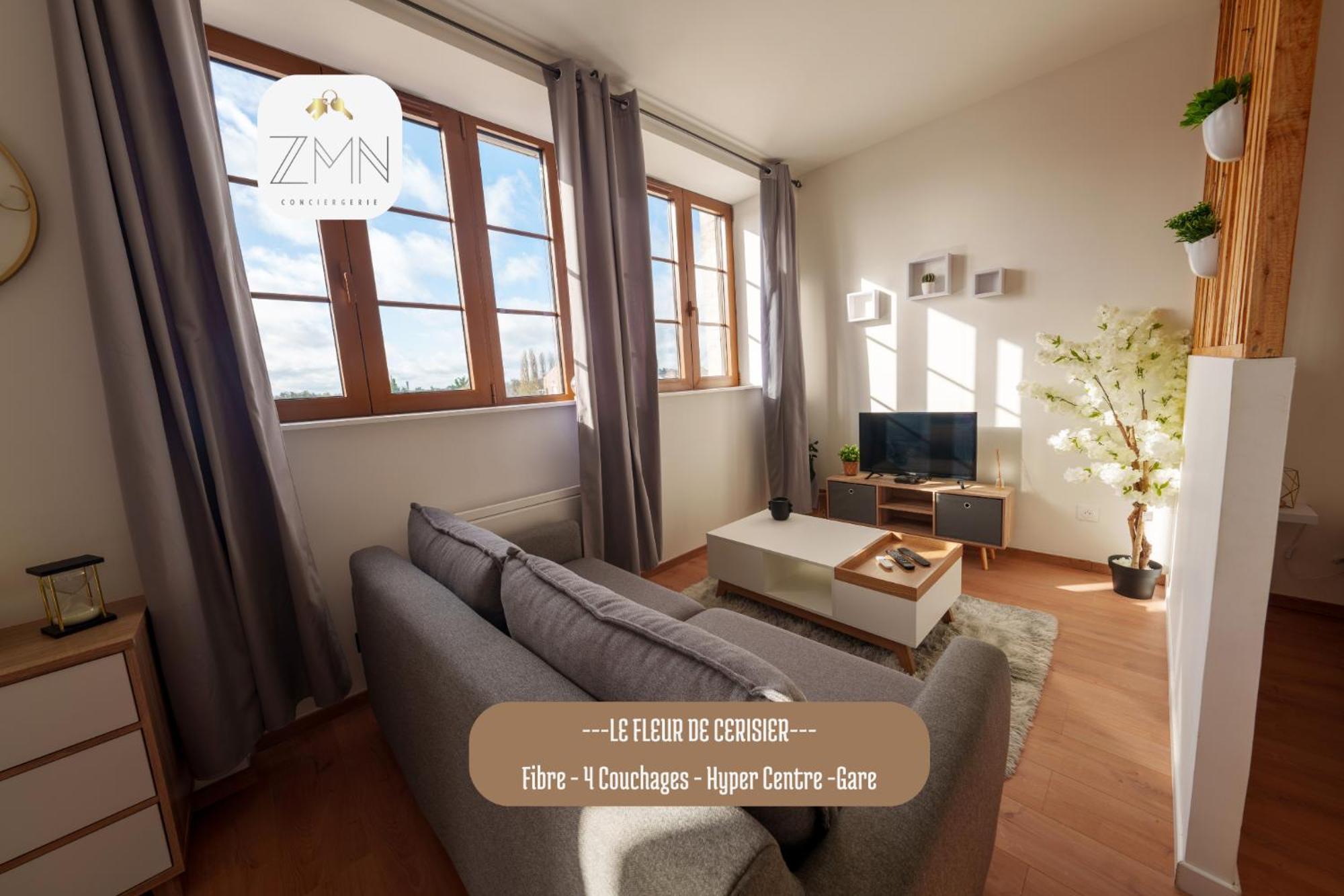 Le Fleur De Cerisier - Zmn Conciergerie Appartement Saint-Quentin  Buitenkant foto